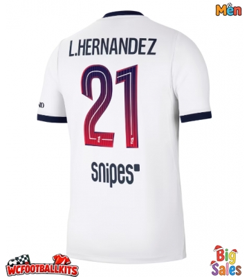 Paris Saint-Germain Lucas Hernandez #21 Replica Away Stadium Shirt 2026-27 Short Sleeve